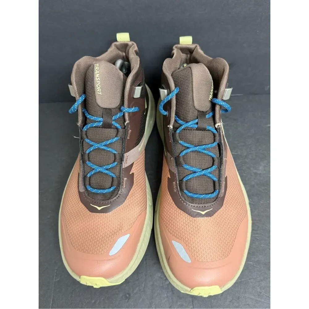 Hoka One Transport Hike GTX Maple Walnut Boots Men Size 10.5D 1172912WNTM NWOB